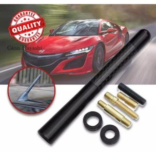 เสาอากาศวิทยุรถยนต์ เสาอากาศวิทยุรถยนต์แบบสั้น ความยาว 12 ซม. Car Carbon Fiber AM/FM Radio Antenna