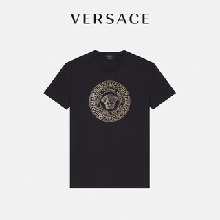 Versace เสื้อยืด ลาย Medusa สําหรับผู้ชาย