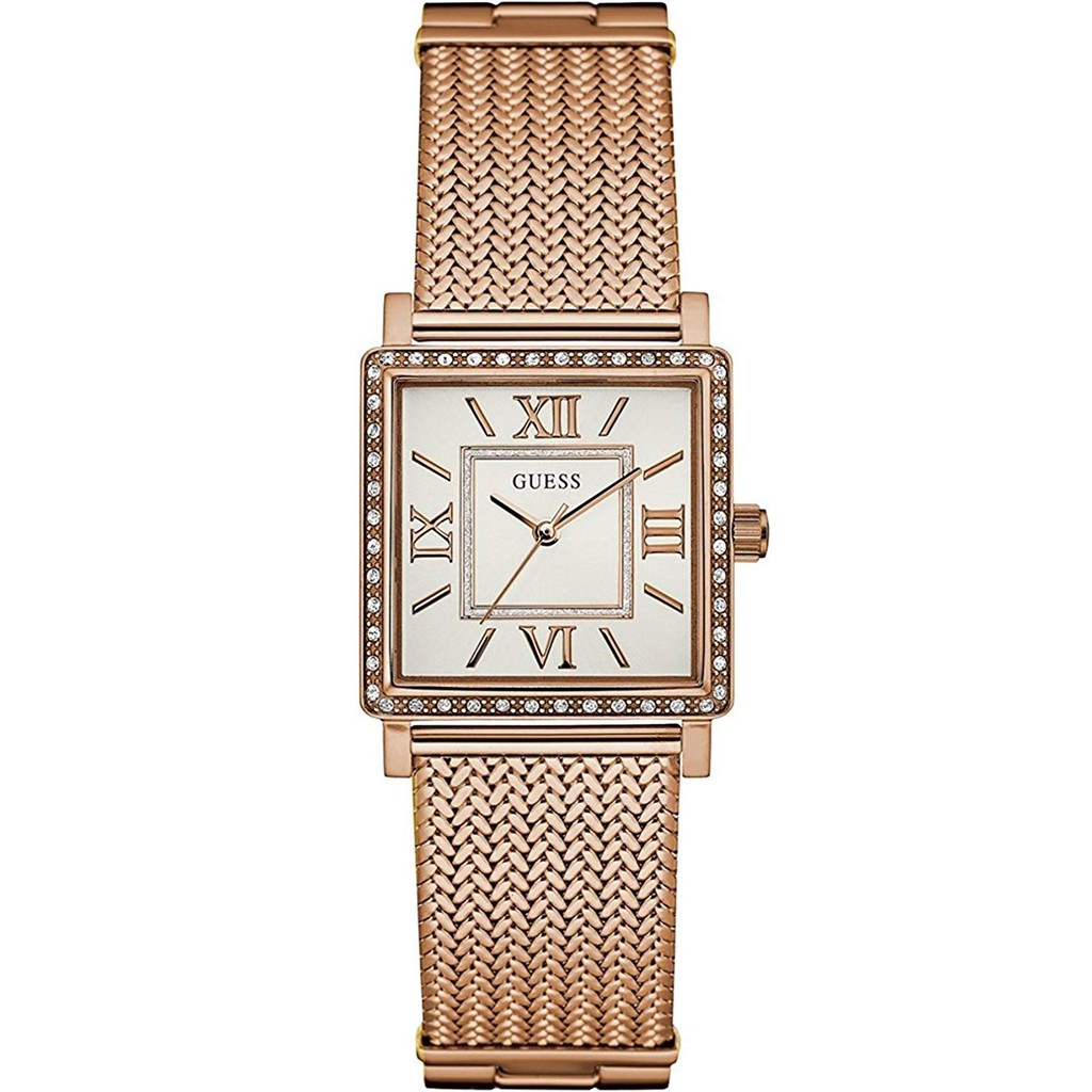 นาฬิกาผู้หญิง-guess-highline-rose-gold-dial-rose-gold-stainless-steel-ladies-watch-w0826l3