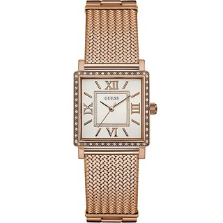 นาฬิกาผู้หญิง GUESS Highline Rose Gold Dial Rose Gold Stainless Steel Ladies Watch W0826L3