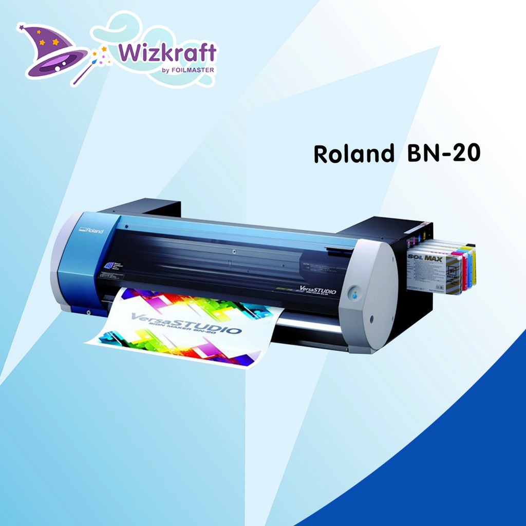 Roland BN-20 พิมพ์อิงค์เจ็ทและตัดสติกเกอร์ในเครื่องเดียว VersaStudio BN ...