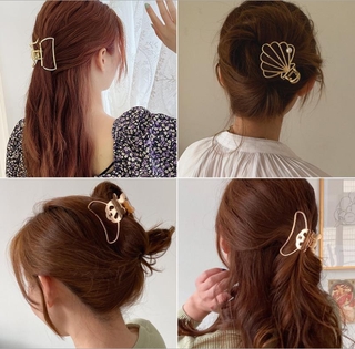 Hot!!! กิ๊บติดผม สีทอง สไตล์เกาหลี สําหรับผู้หญิง