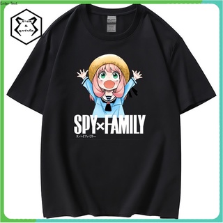 รุ่นล่าสุดสำหรับฤดูร้อนปี 2022 เสื้อยืดผ้าฝ้ายระบายอากาศเสื้อยืดโอเวอร์ไซส์Manga Anime spy x family ลอยด์ ฟอเจอร์