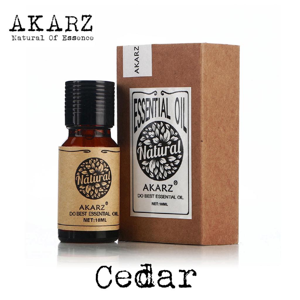 Cedar Essential Oil AKARZ ซีดาร์  น้ำมันหอมระเหย นักบุญ การดูแลผิว การดูแลร่างกาย นวดฮ่องกง