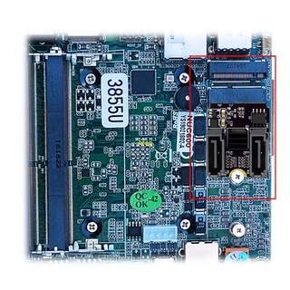 Btsg M.2 A Key + E Key to SATA 3 อะแดปเตอร์การ์ดขยาย 2 พอร์ต SATA แบบพกพา สําหรับคอมพิวเตอร์