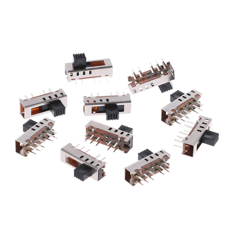 ภาพสินค้า10Pcs SS24E01-G5 Slide Switches Vertical 0.5A 10 Pin 4 Position Toggle Switch จากร้าน btsgo.th บน Shopee ภาพที่ 5