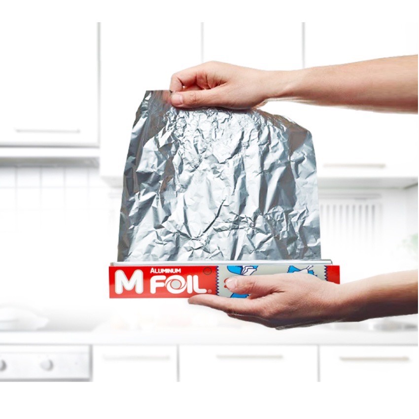 ฟอยล์ห่ออาหาร-m-foil-ขนาดหน้ากว้าง-30-ซม-ความยาว-300-ตร-ฟุต