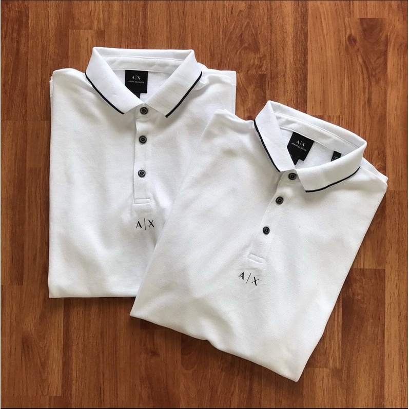 armani-exchange-stretch-jersey-polo-shirt-เสื้อโปโลแขนสั้นแบรนด์