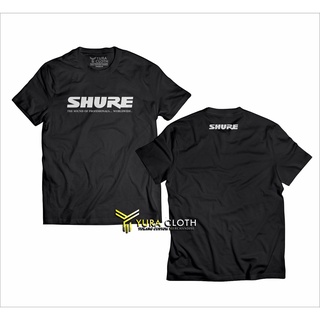 เสื้อยืด พิมพ์ลายโลโก้ Distro Audio Shure Operator Sound System DB สไตล์ยุค 30 สําหรับผู้ชาย