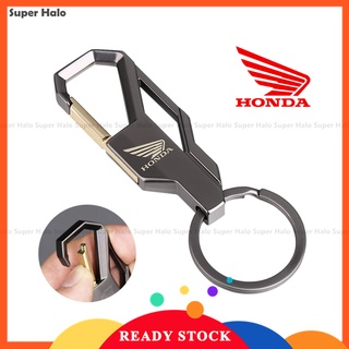 สินค้า 【ใหม่】พวงกุญแจรถยนต์ โลโก้ honda  สําหรับ honda motor