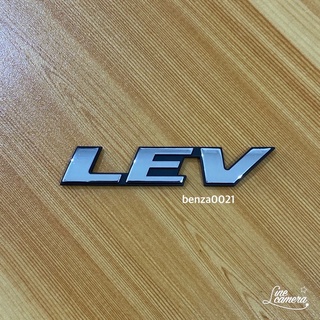 โลโก้ LEV ติดรถ Honda Civic ไดเมนชั่น ขนาด 1.7x9.5 cm