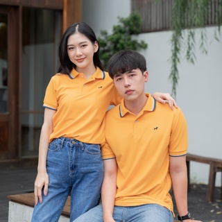 ภาพหน้าปกสินค้าBULLTUS BRAND เสื้อโปโล สีเหลืองเข้ม (เทา) 3 Tone Collection (ใส่โค้ด BULMAR ลดทันที 45.-) มี XXL ที่เกี่ยวข้อง