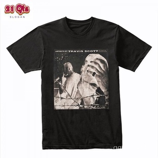 คอลูกเรือเสื้อยืดคอกลม$$!!ยี่สิบเอ็ด สินค้าเดิม/แขนสั้น$เสื้อยืด//ซีรีส์ Travis Scott//ภาพสีโทนเย็น สีขาวล้วน/สีดำ&amp;สีขาว