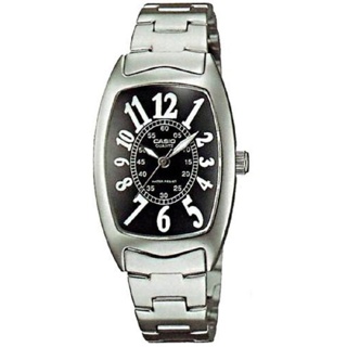 นาฬิกาข้อมือผู้หญิง สายสแตนเลส รุ่น LTP-1208D-1BDF - สีเงิน/ดำ
