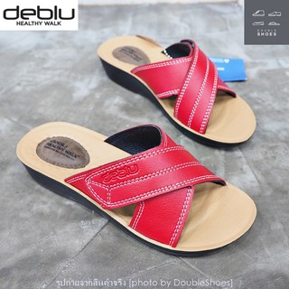 รองเท้าแตะเพื่อสุขภาพ ผู้หญิง Deblu รุ่น L866 สีแดง ไซส์ 36-41