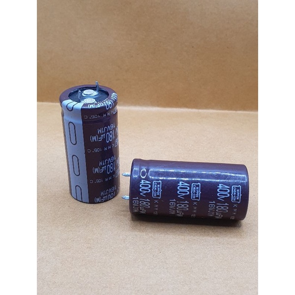 electrolytic-capacitor-ตัวเก็บประจุ-180uf-450v-ขาเขียว-ขาลวด