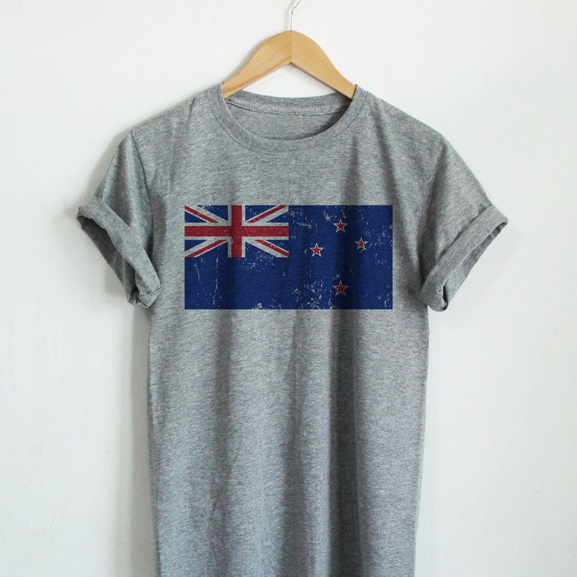 เสื้อยืดลาย-ธงชาตินิวซีแลนด์-ประเทศ-นิวซีแลนด์-new-zealand-flag-เสื้อยืดสกรีน-คอกลม-แขนสั้น-bh