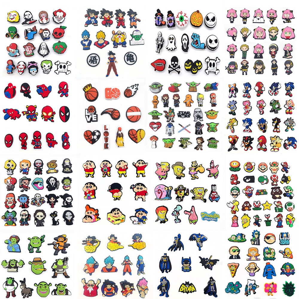 jibz-ขายตรง-ชุดการ์ตูน-crocs-รองเท้า-charms-สําหรับตกแต่งอุดตัน-pvc-รองเท้าปุ่ม-อุปกรณ์เสริมเด็กผู้ชาย-เด็กผู้หญิง-ปาร์ตี้-ของขวัญวันหยุด