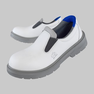 สินค้า BUZZY BULL WHITE ESD METAL FREE รองเท้าเซฟตี้สีขาว ไม่มีโลหะเป็นส่วนประกอบ 36-46