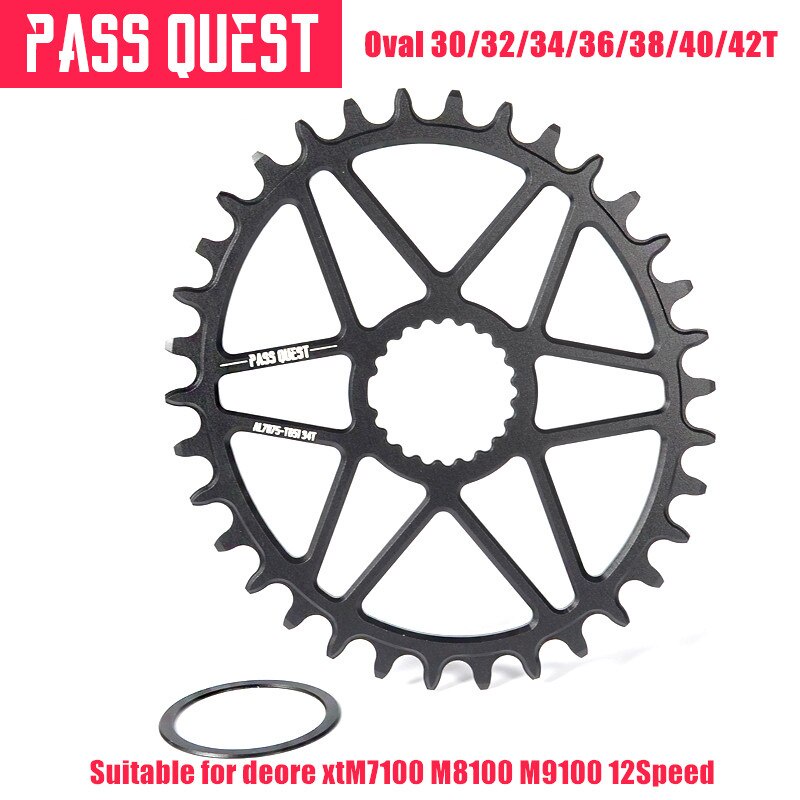 pass-quest-โซ่จักรยาน-30-32-34-36-38-40t-mtb-สําหรับ-deore-xt-m7100-m8100-m9100-12s