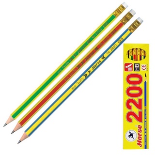 ดินสอไม้ ตราม้า HB 2200 *1กล่องมี12แท่ง*