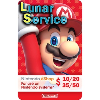 ภาพขนาดย่อของภาพหน้าปกสินค้าeShop US 10 / 20 / 35 / 50  สำหรับ US Account (รบกวน สินค้า) จากร้าน lunarservices บน Shopee