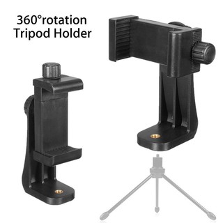 Universal 360° Tripod Adapter Holder Mount Clip Bracket Stand For Cell Phone
