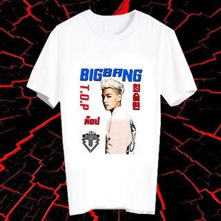 เสื้อยืดดารา เสื้อยืด Fanmade แฟนเมด แฟนคลับ ศิลปินเกาหลี KP56 - ท็อป T.O.P BIGBANG