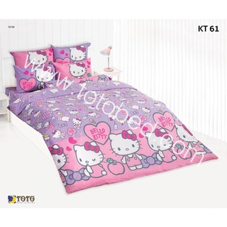 KT61: ผ้าปูที่นอน ลายคิตตี้ Kitty/TOTO