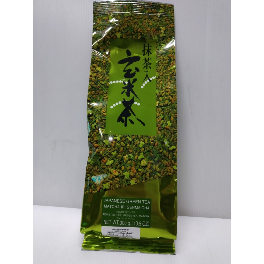 ชาเขียวญี่ปุ่นปรุงสำเร็จผสมข้าวคั่วและผงชา-japanese-green-tea-matcha-iri-genmaicha