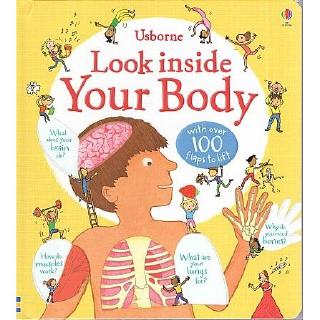 สินค้า DKTODAY หนังสือ USBORNE LOOK INSIDE YOUR BODY ของแท้ 100 % พร้อมส่ง Age 5+