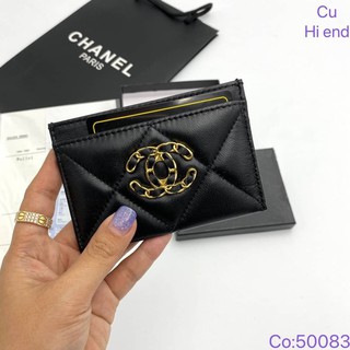 กระเป๋าใส่บัตร  CHANEL (new) งาน Hiend หนังแท้ทั้งใบ