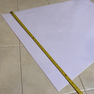 ภาพขนาดย่อของภาพหน้าปกสินค้าสติ๊กเกอร์ขาวกึ่งเงา 65x100cm 50บาท จากร้าน mr.keng999 บน Shopee