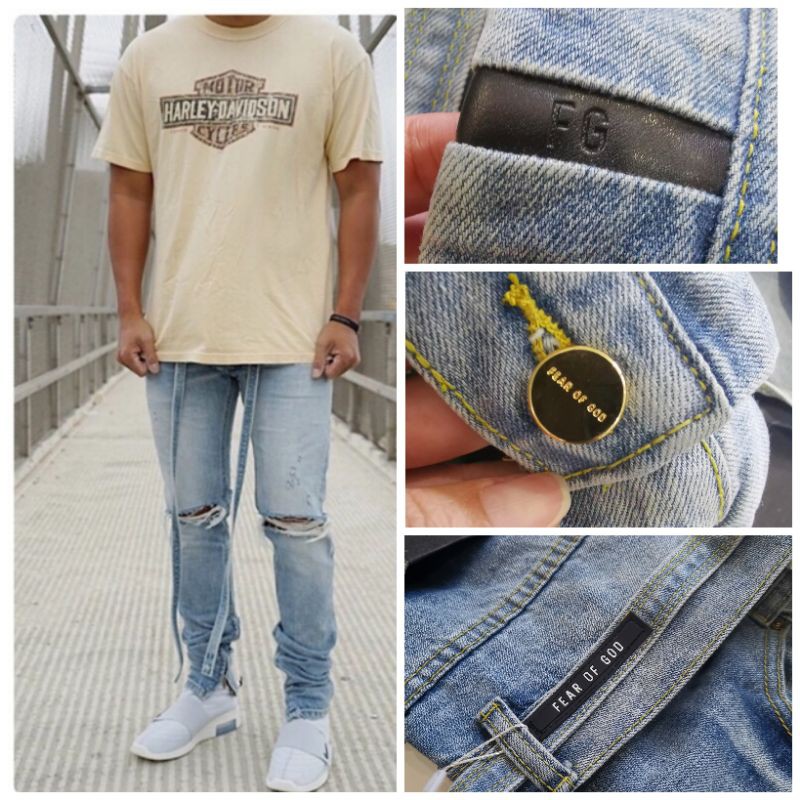 ชมภาพจริงได้ค่ะ​ 30​ พร้อมส่ง​ FOG FEAR OF GOD 6TH Denim Jean