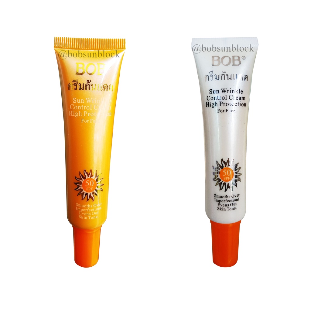 ฺBOB ครีมสกันแดด For Face Sunblock Foundation 25g. / บ้อบ ครีมกันแดด ...