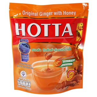 Hotta ขิงต้นตำรับผสมน้ำผึ้ง ขนาด10ซอง 180g ของแท้100%