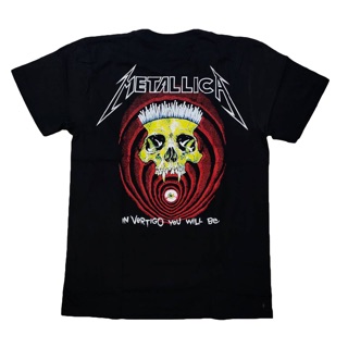 TSHIRTฝ้ายMMcn   ราคาส่ง เสื้อวง Metallica T-Shirt Rock เสื้อยืดวงร็อค เสื้อวงเมทัลลิกาs-5xl