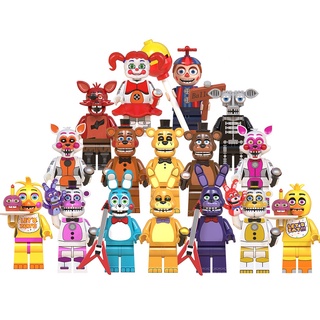 ใหม่ ฟิกเกอร์ Five Nights at Freddys Minifigures บล็อกตัวต่อเกมผจญภัย ของเล่นสําหรับเด็ก