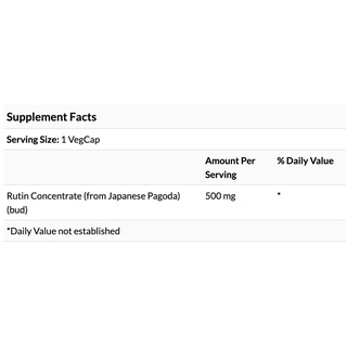 Solaray, Rutin 500 mg 90 VegCaps | Shopee Thailand
