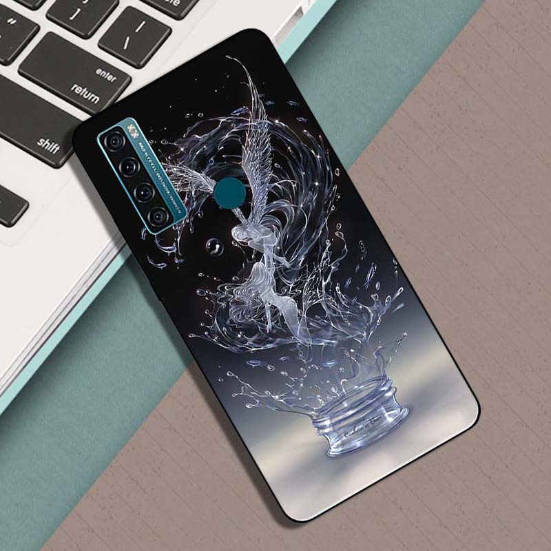 REY COVER IN Gel TPU Trasparente per TCL 306 - TCL 305 - TCL