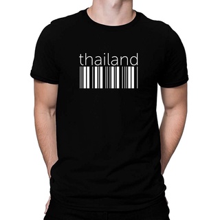 เสื้อยืดวินเทจ100%cotton เสื้อยืดผู้ชาย Teeburon Thailand Lower Barcode T-Shirt men เสื้อ ยืด ผู้ชาย คอกลม โอเวอร์ ไซส์S