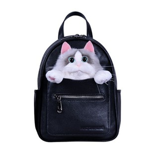 พร้อมส่ง กระเป๋าแมวเหมือนจริง แฟชั่น lucky cat กระเป๋าเป้ กระเป๋าญี่ปุ่น kitty bag กระเป๋าหนัง กระเป๋าสะพายข้าง น่ารัก