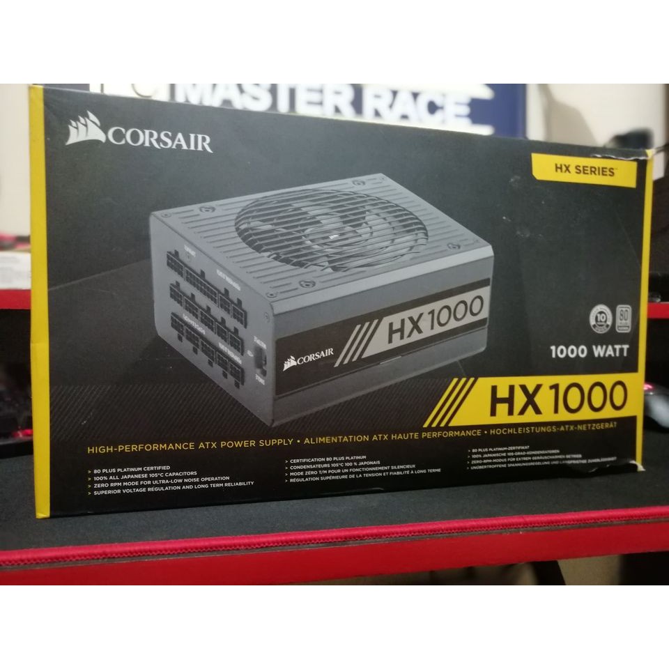 Corsair CP-9020139-NA HX-1000 1000W 80 Plus× Platinum Fully