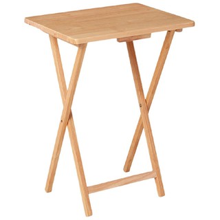 โต๊ะอเนกประสงค์ โต๊ะพับไม้ยางพารา PJ WOOD สีธรรมชาติ เฟอร์นิเจอร์เอนกประสงค์ เฟอร์นิเจอร์ ของแต่งบ้าน FOLDING TABLE PJ W