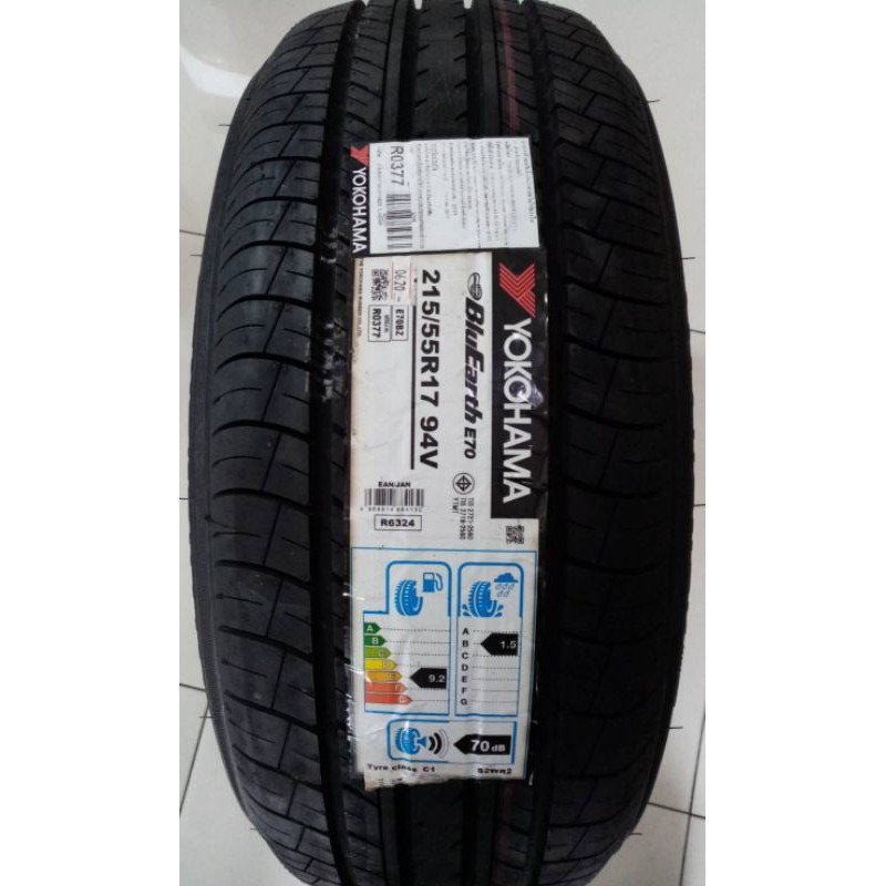 215-55-r17-yokohama-e70-2-4-เส้น-ปี2022-ส่งฟรี-เงินสด-เก็บเงินปลายทาง-ยางใหม่-โยโกฮาม่า