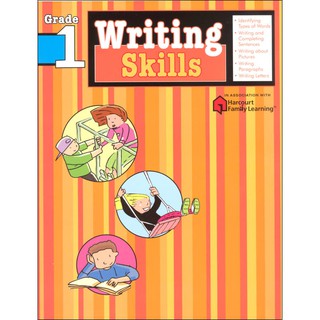 หนังสือแบบฝึกหัด เด็กป.1 / Year 2 / Grade 1 Writing Skills Grade 1 (Flash Kids Harcourt Family Learning) หลักสูตรอเมริกา