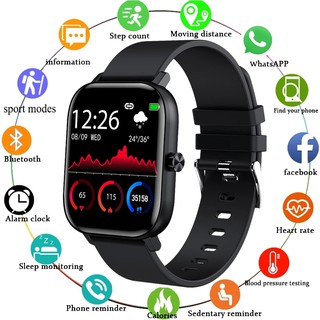 ภาพหน้าปกสินค้าLIGE ใหม่ผู้ชายสมาร์ทนาฬิกาสายรัดข้อมือผู้ชายผู้หญิงกีฬานาฬิกา Heart Rate Monitor Sleep Monitor Bluetooth Call Smartwatch สำหรับโทรศัพท์ ซึ่งคุณอาจชอบราคาและรีวิวของสินค้านี้