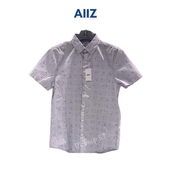 เสื้อเชิ้ตแขนสั้น-ลายพิมพ์กราฟิก-aiiz-แบรนด์แท้