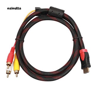 CAL_5ft HDMI Male to RCA Video Audio AV Cable Adapter for PS3 XBOX One Wii SG