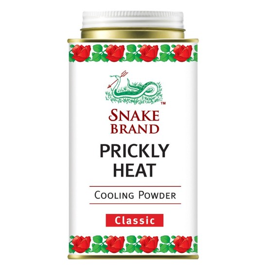 ภาพหน้าปกสินค้าSnake Brand Prickly Heat Cooling Powder Classic แป้งเย็น ตรางู ปริกลี่ ฮีท กลิ่นคลาสสิค ขนาด 140 กรัม 07778